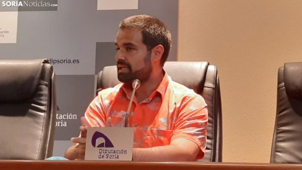 Bhishma Hernández, CEO de Clever Solar, en la Diputación de Soria
