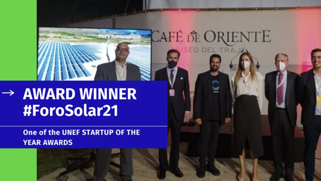 Award Winner: One of the UNEF STARTUP of the YEAR AWARDS. 12 Clever Solar, Award winner: One of UNEF’s Start-up of the Year Awards