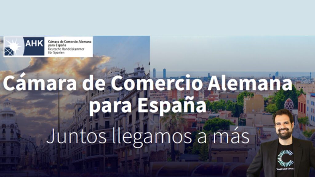 Presenting our Photovoltaic 4.0 at the German Chamber of Commerce 2 Clever Solar presents Photovoltaic 4.0 at the German Chamber of Commerce