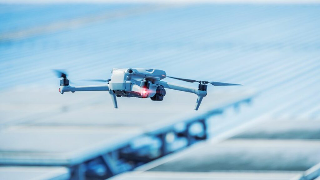 PV Inspection Drones: What Are They Good For and Where Do They Fall Short? 1 Drones in photovoltaic inspection of a solar power plant.